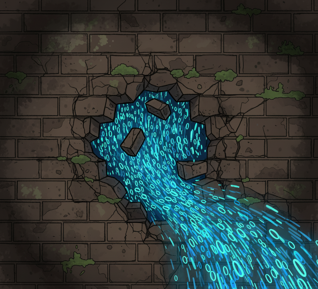 Breaking through walls