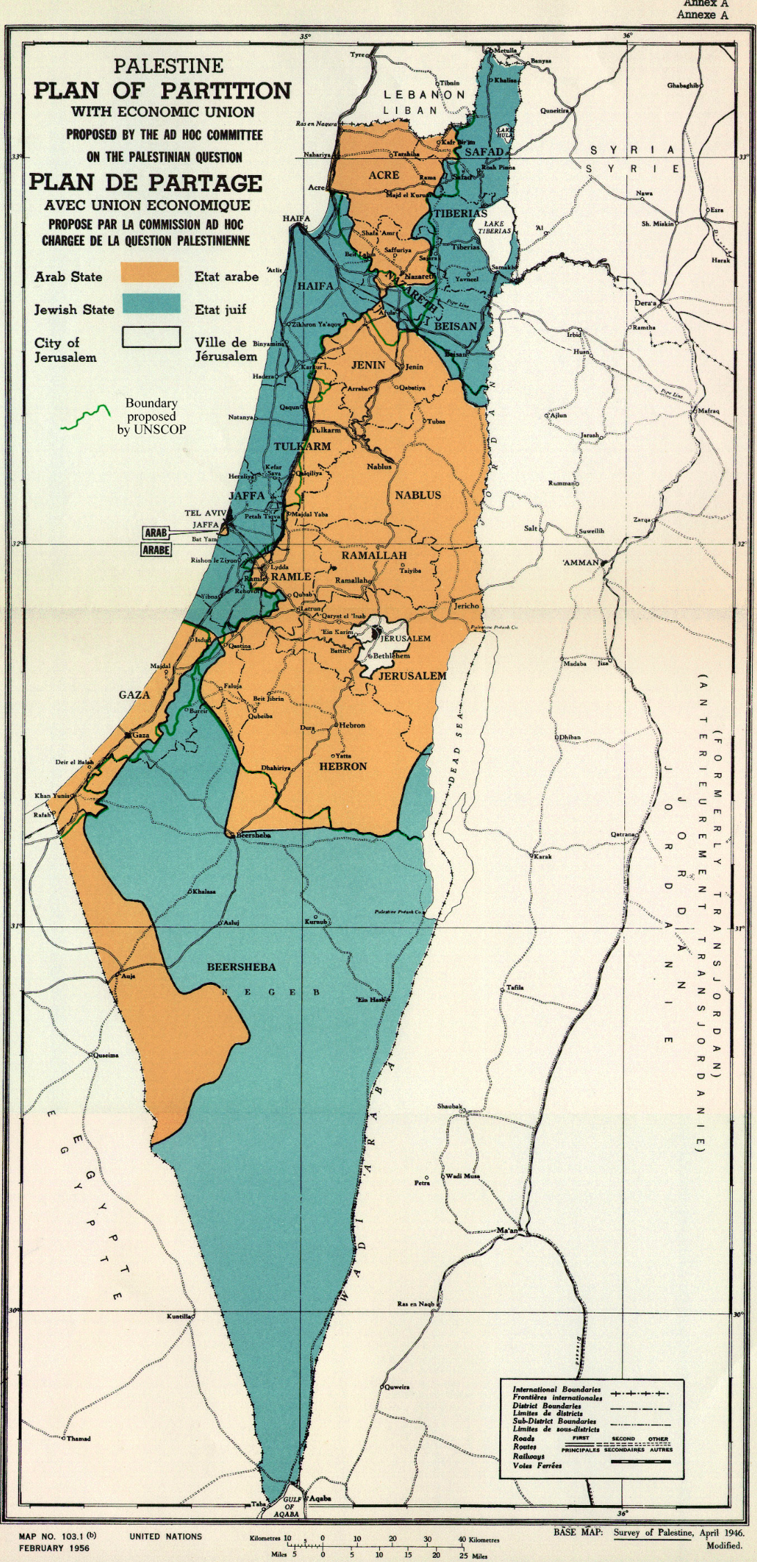 UN Partition Plan 1947